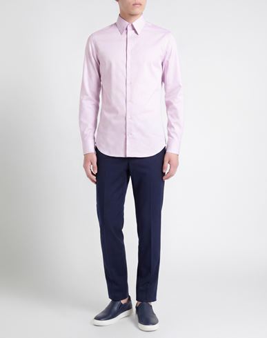 Man Shirt Light pink Size 15 Cotton