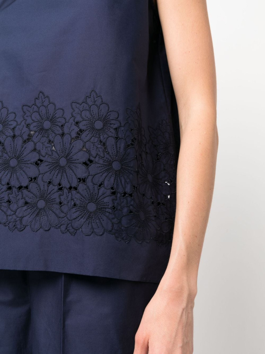 - Cotton Embroidered Top