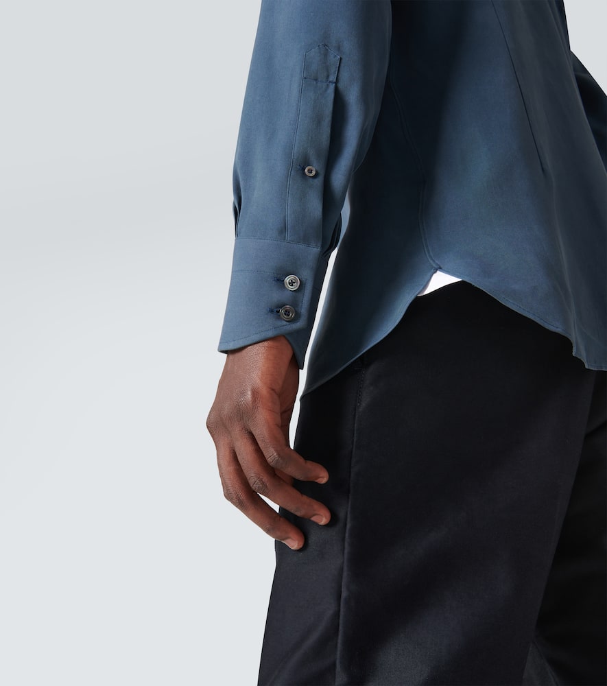 Silk twill shirt