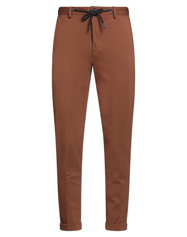 Man Pants Brown Size 32 Wool, Viscose, Elastane
