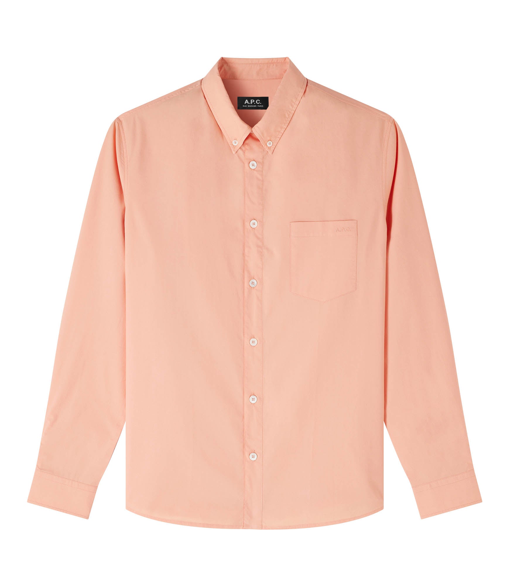 A. P.C. Edouard Logo shirt XS EAD - Peach