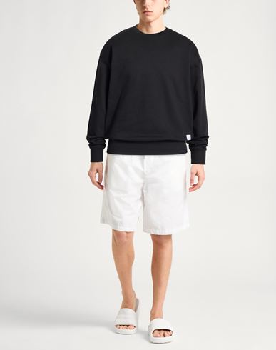 Man Sweatshirt Black Size L Cotton