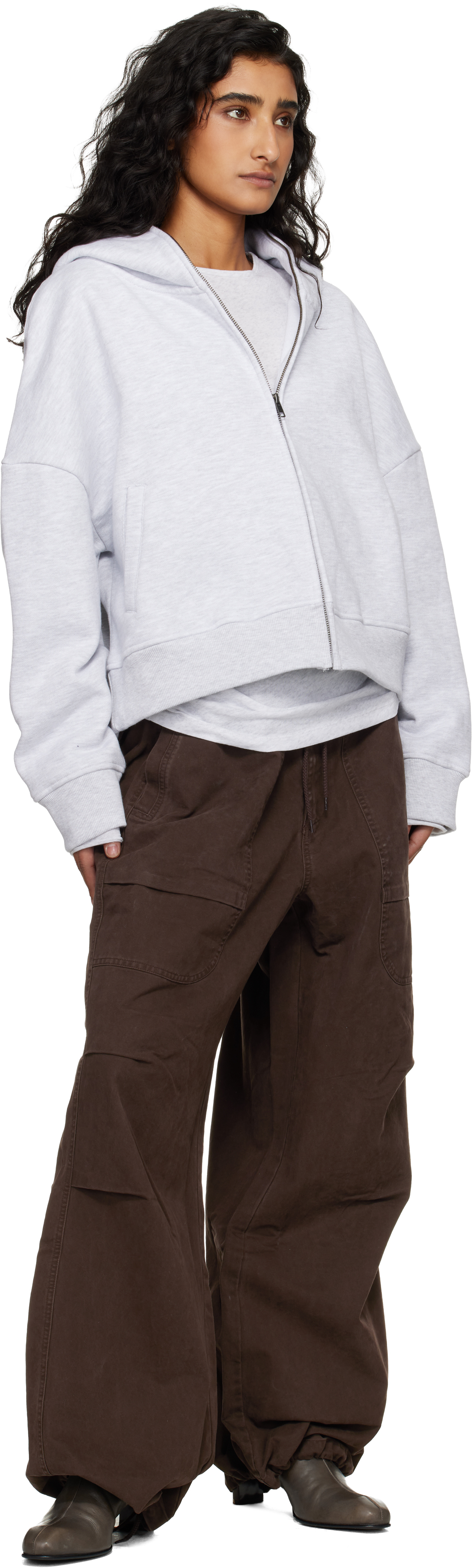 Gray Eternal Zip Hoodie