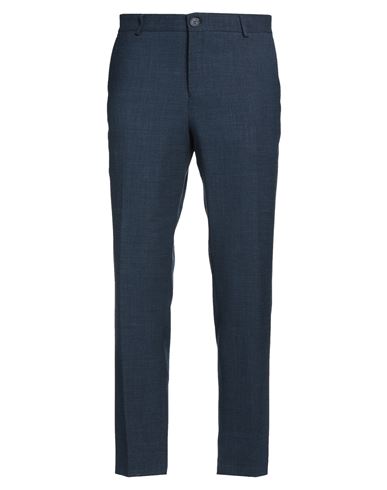 Selected Homme Man Pants Blue Size 30 Recycled polyester, Wool, Linen, Elastane