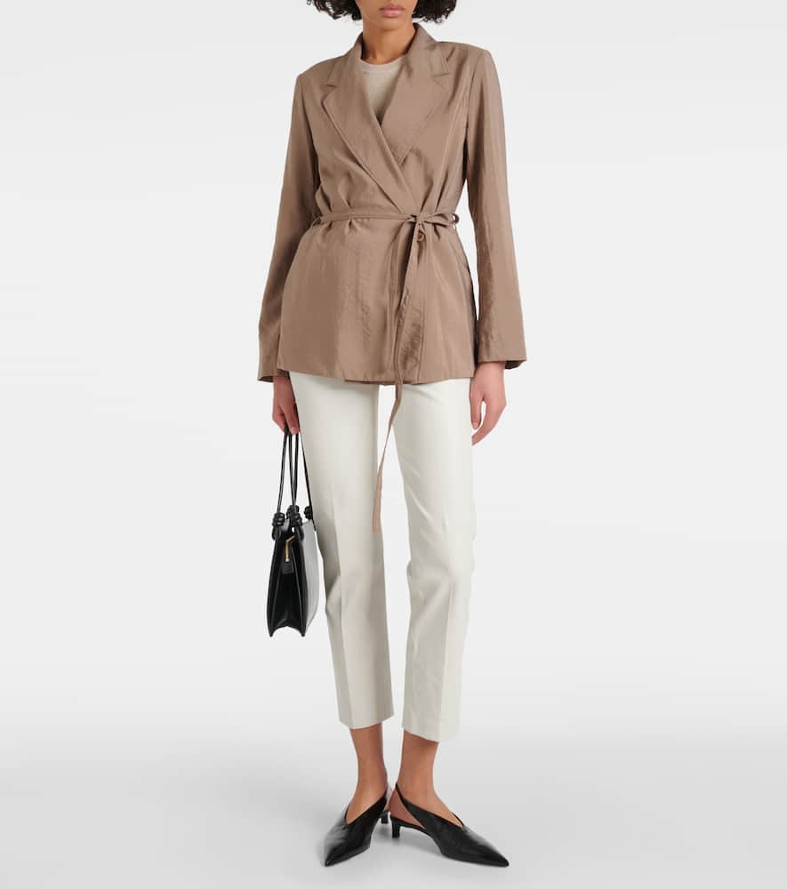 Mayet silk-blend twill blazer