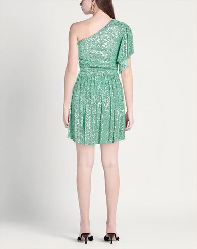 J'aime' Woman Mini dress Light green Size S Polyester