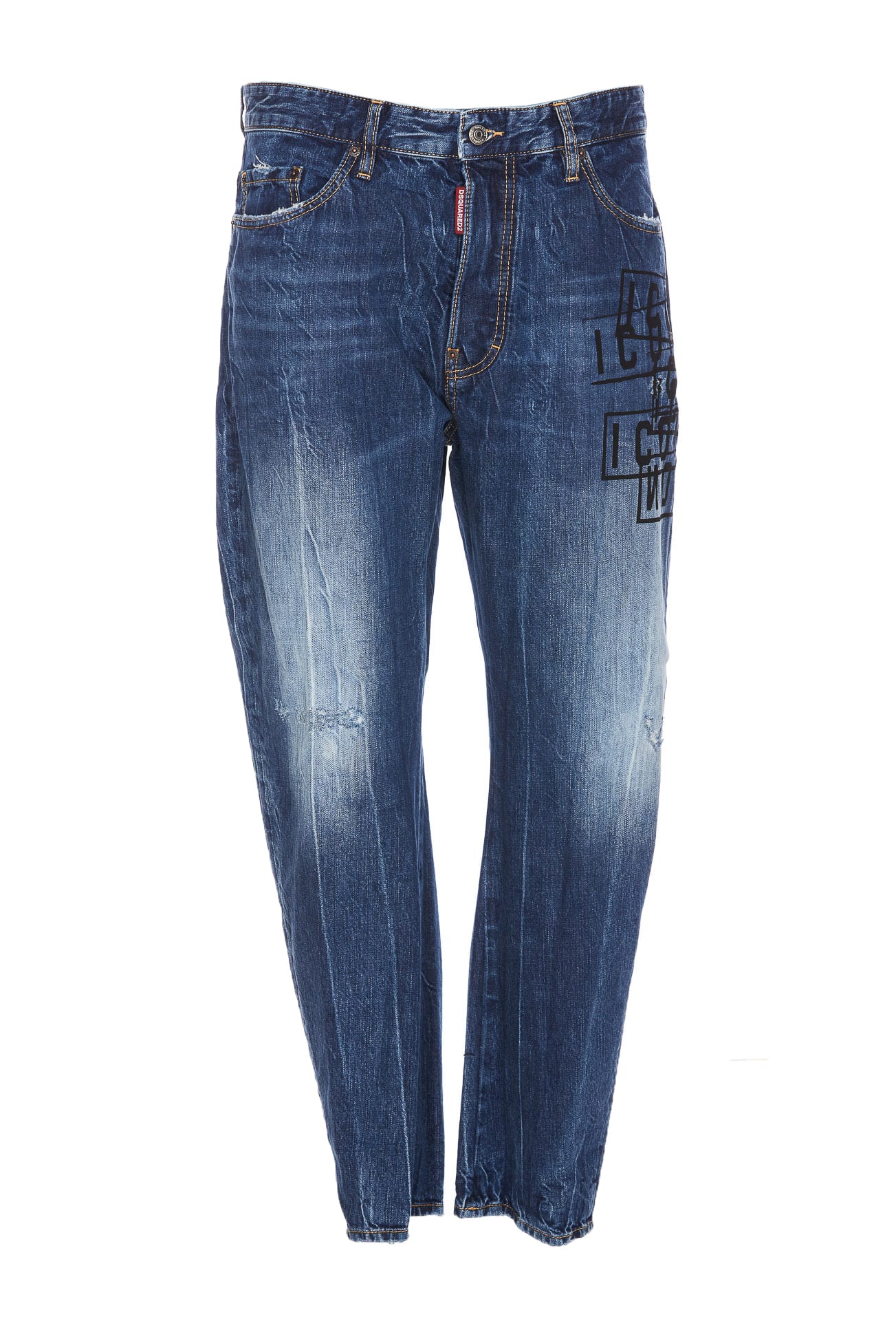 Blue Cotton Jeans