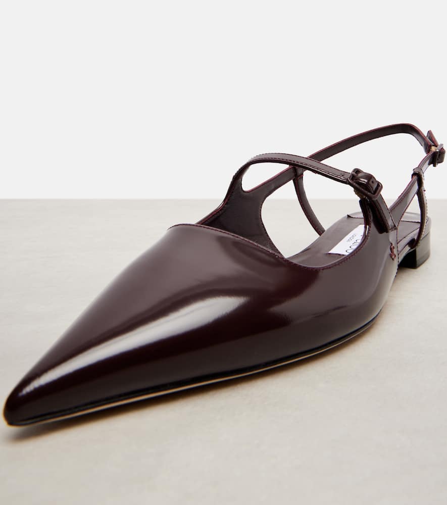 Didi patent leather slingback flats