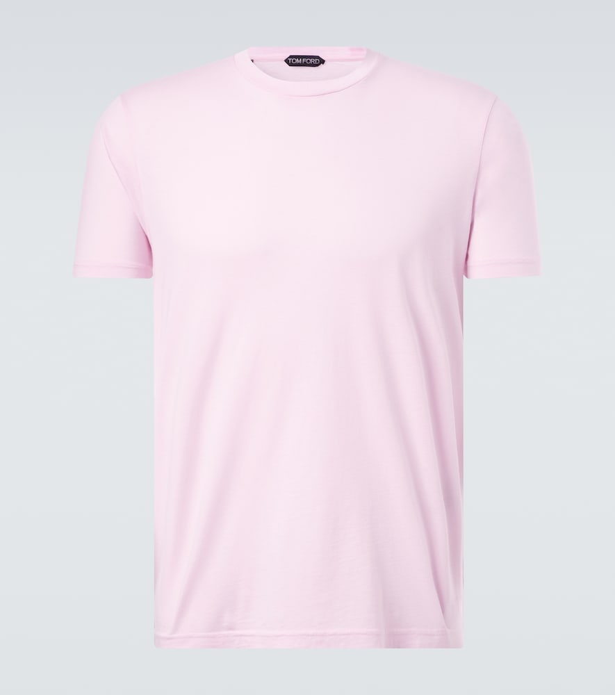 Cotton and silk jersey T-shirt