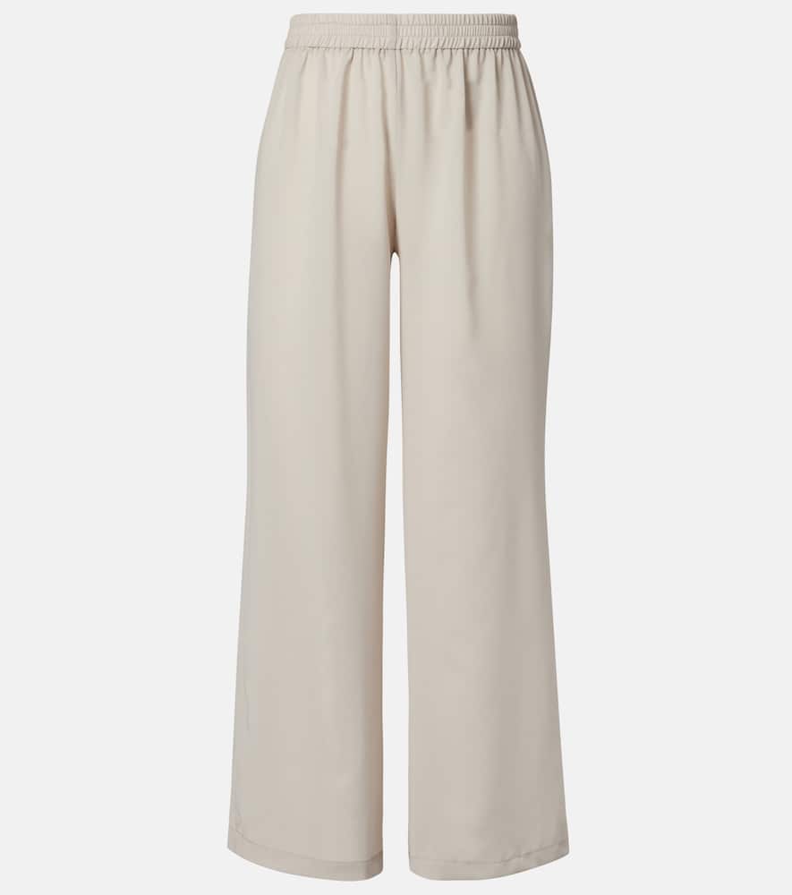 Mika sheer wide-leg pants