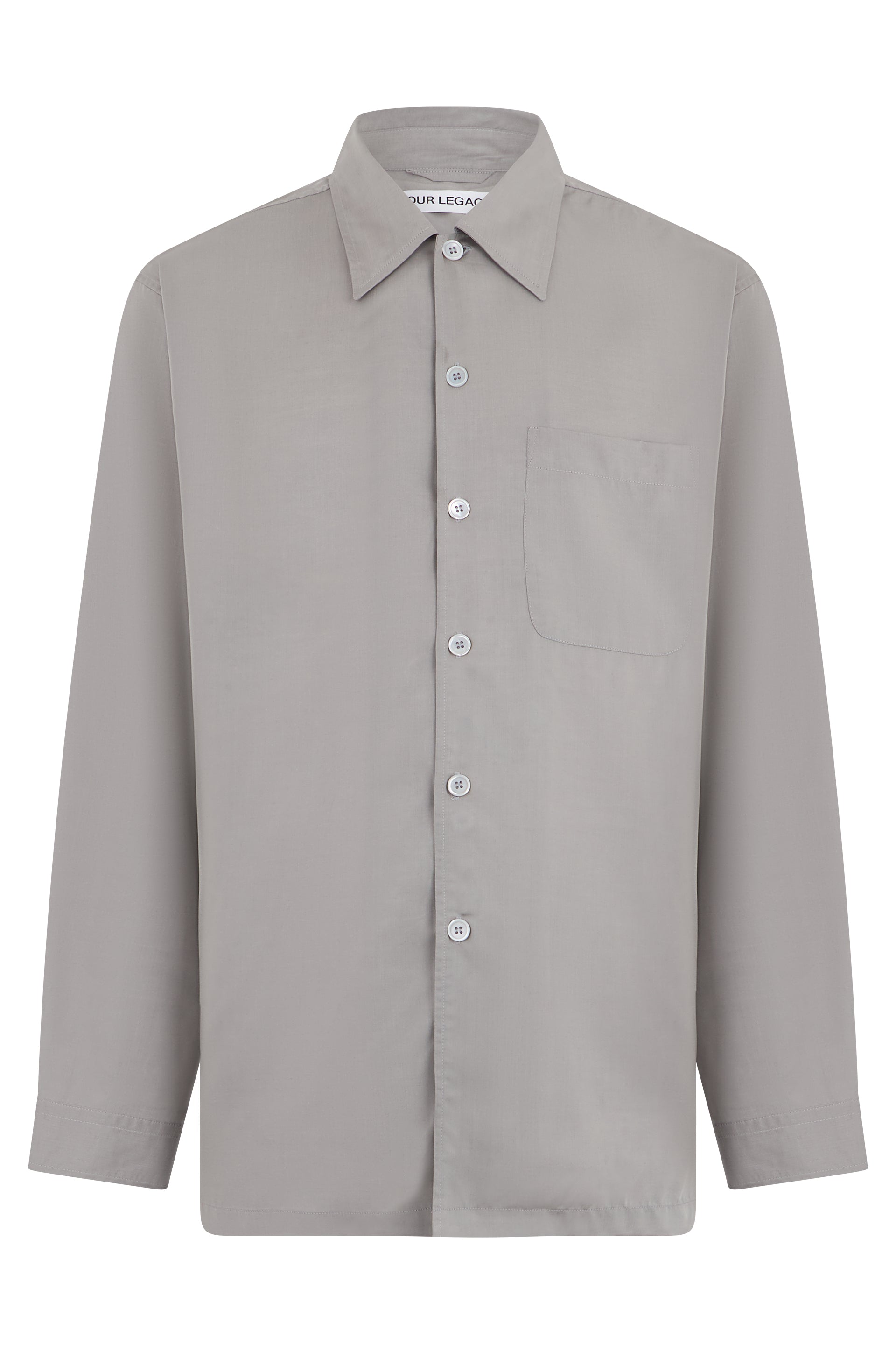 Classic Long-Sleeved Button-Up Shirt