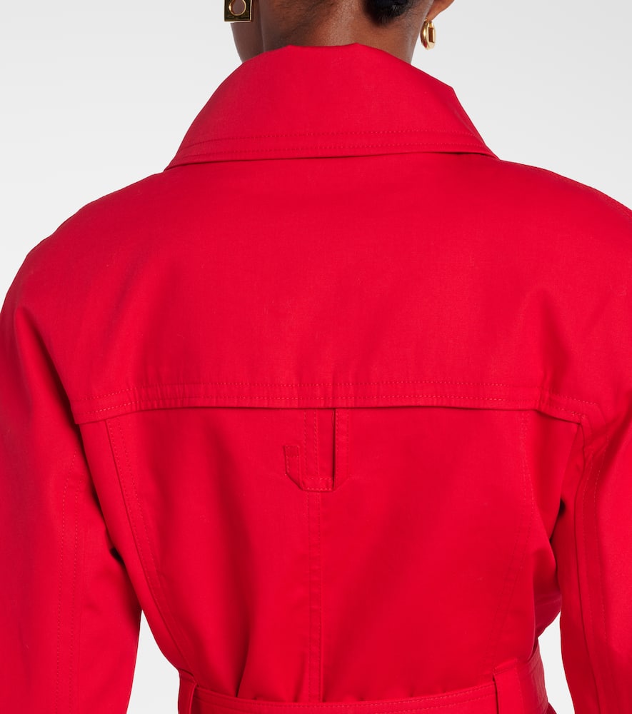 Cotton-blend coat