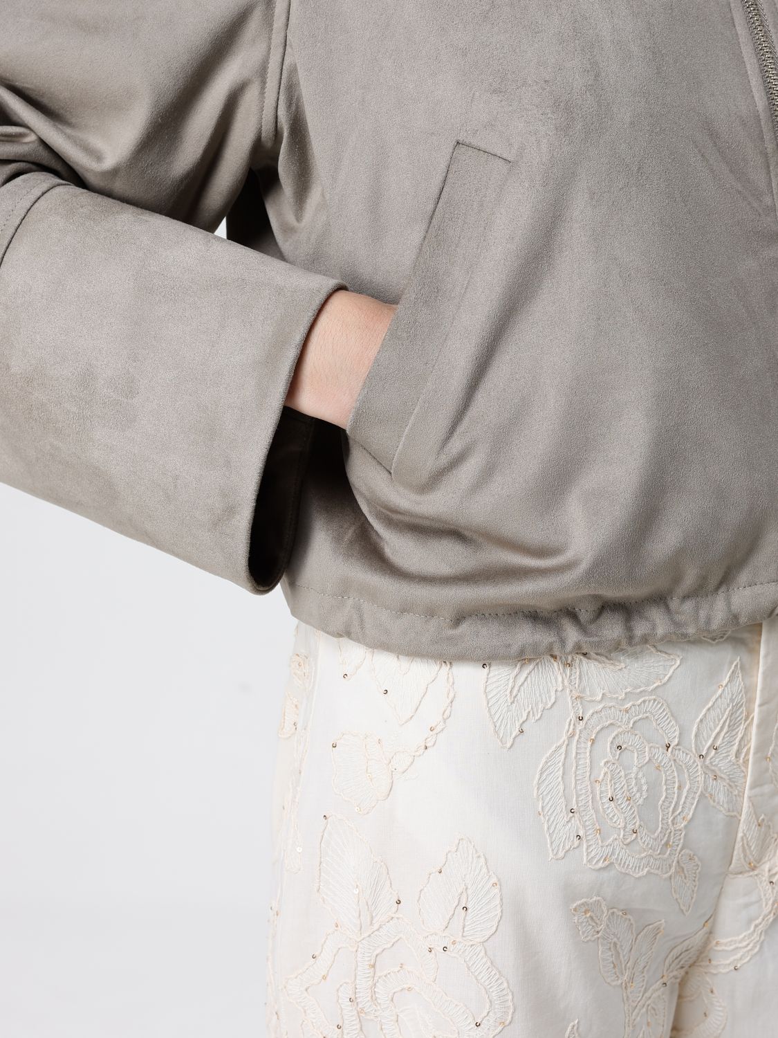 Jacket Woman color Grey