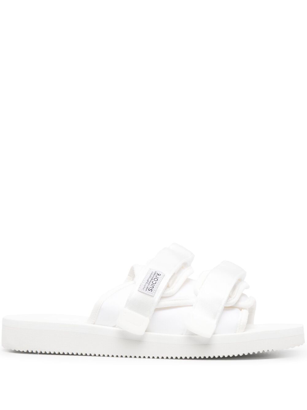 Logo touch-strap slides - White
