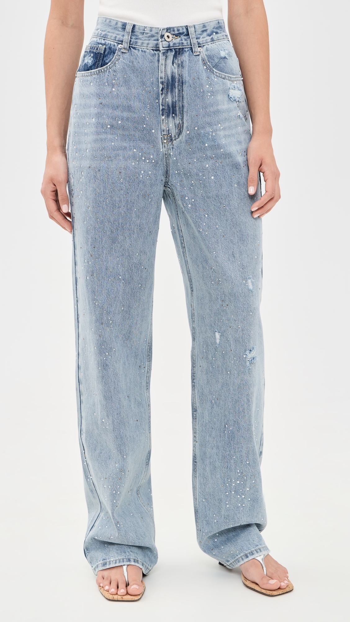 Diamante Jeans Light Denim