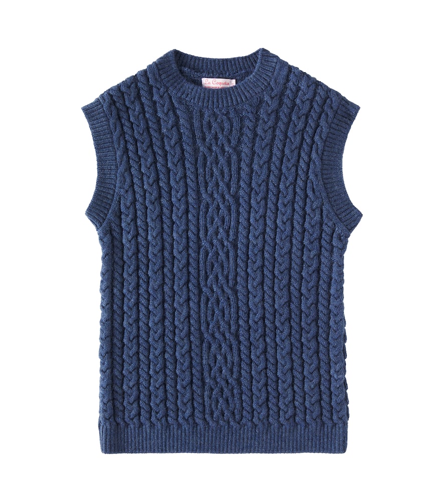 Alvaro cable-knit virgin wool sweater vest