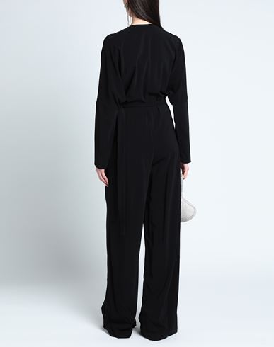 Woman Jumpsuit Black Size 8 Viscose, Elastane