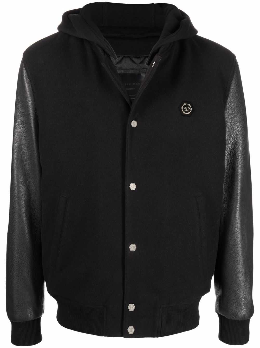 Long-sleeve bomber jacket - Black