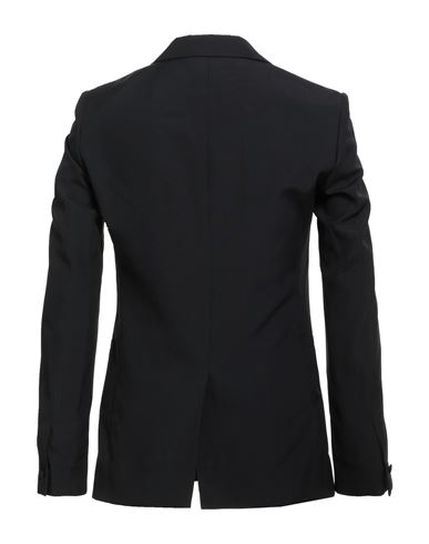 Man Blazer Black Size 38 Wool