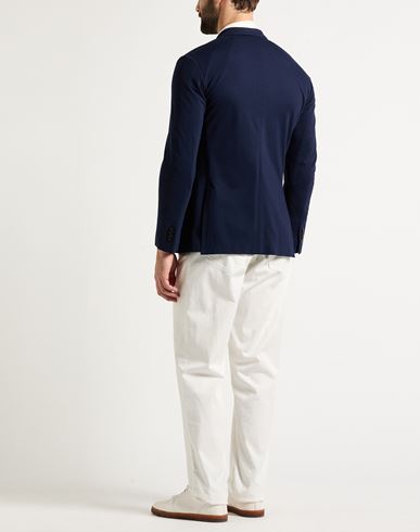 Man Blazer Navy Size 40 Cotton
