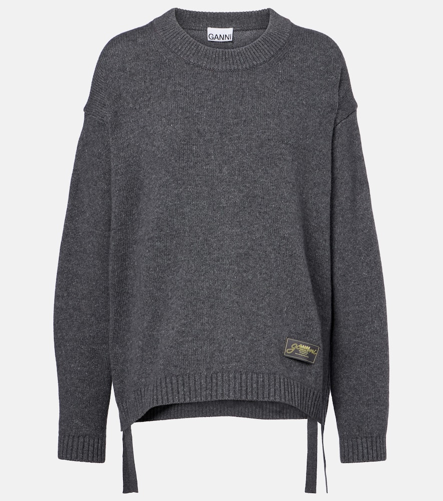 Logo wool-blend sweater