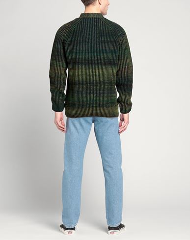 Man Cardigan Military green Size XXL Acrylic, Wool, Alpaca wool