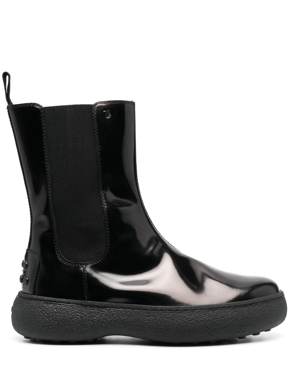 Flat Booties Woman color Black