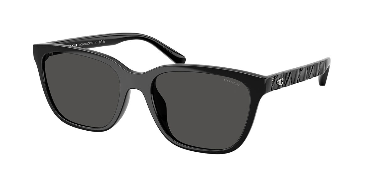 Coach HC8429D CAE86 Asian Fit 500287 Women's Sunglasses Black