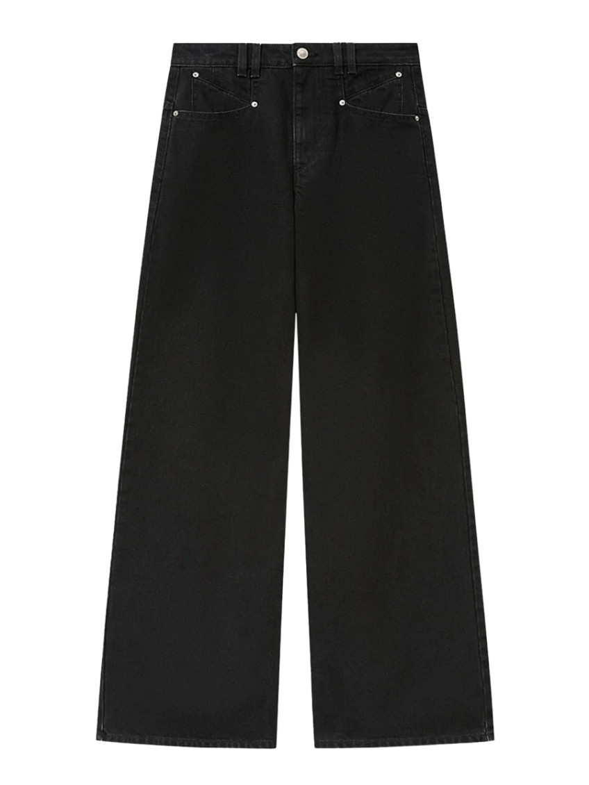 Black Relaxed High Rise Jeans