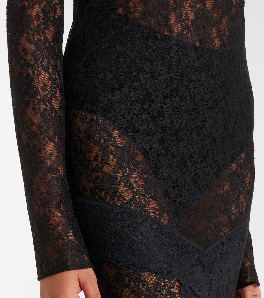 Floral lace cocktail dress