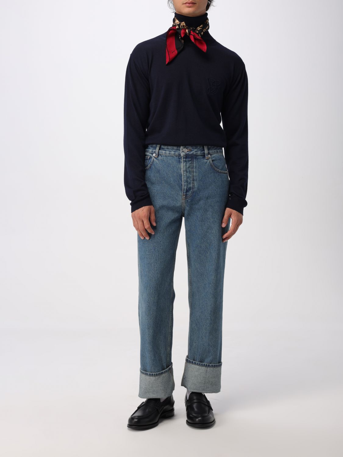 Sweater Men color Blue