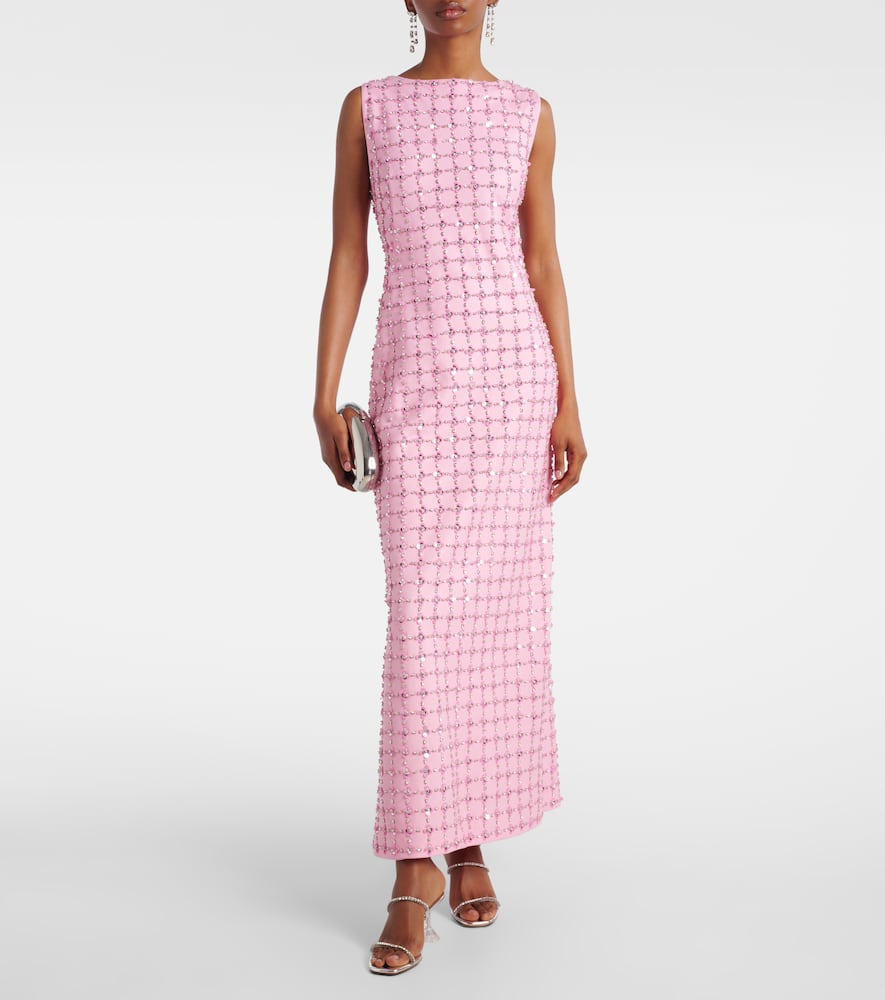 Embellished maxi dress
