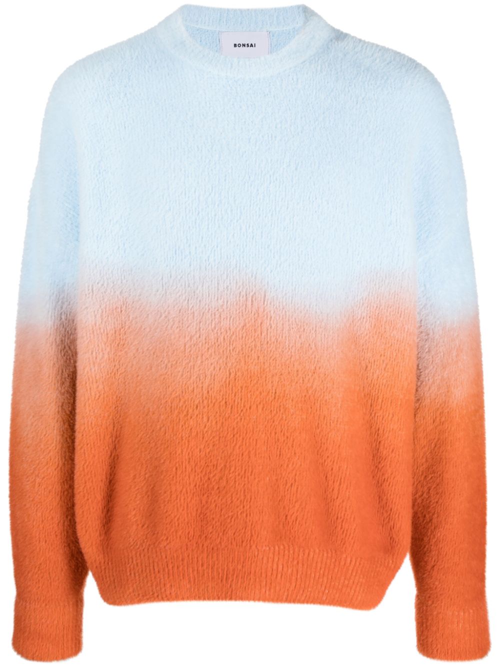 Gradient-effect jumper - Blue