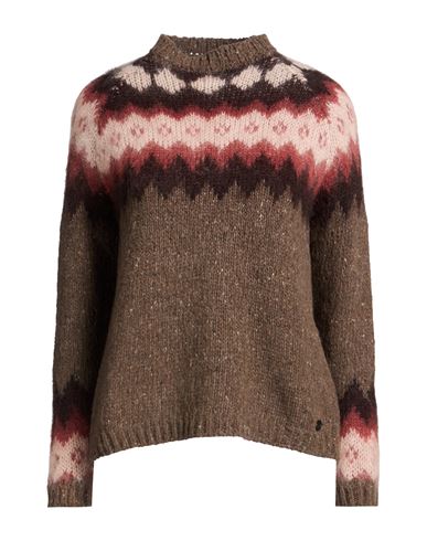 Woman Sweater Taupe Size XXS Wool, Polyamide, Mohair wool, Viscose