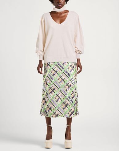 Woman Sweater Cream Size L Wool, Cashmere, Polyester