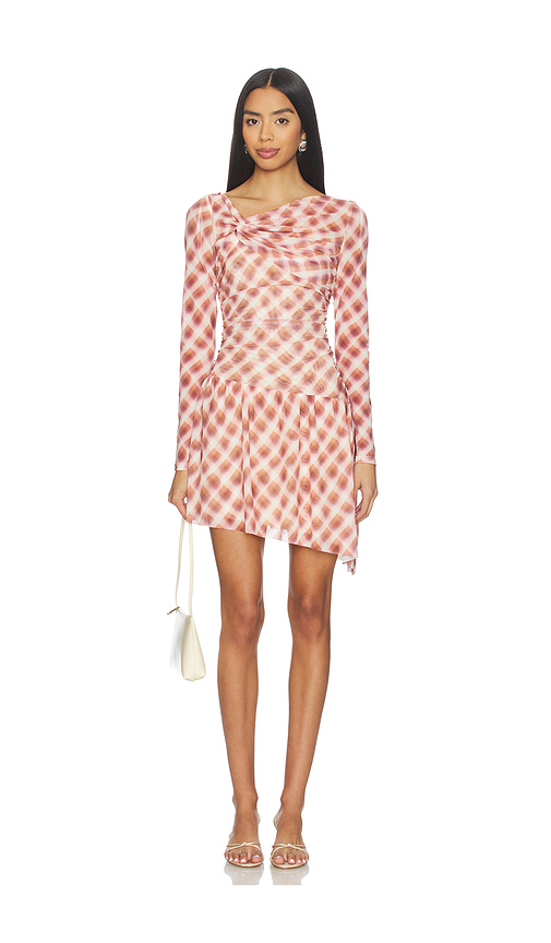 SOVERE Euphoria Longsleeve Dress in Rust. - XL also in L, M