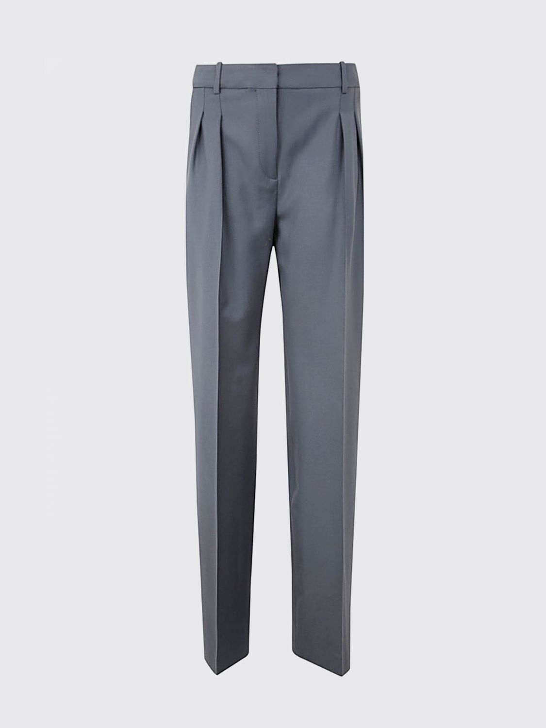 High-waisted tailored trousers - Neutrals