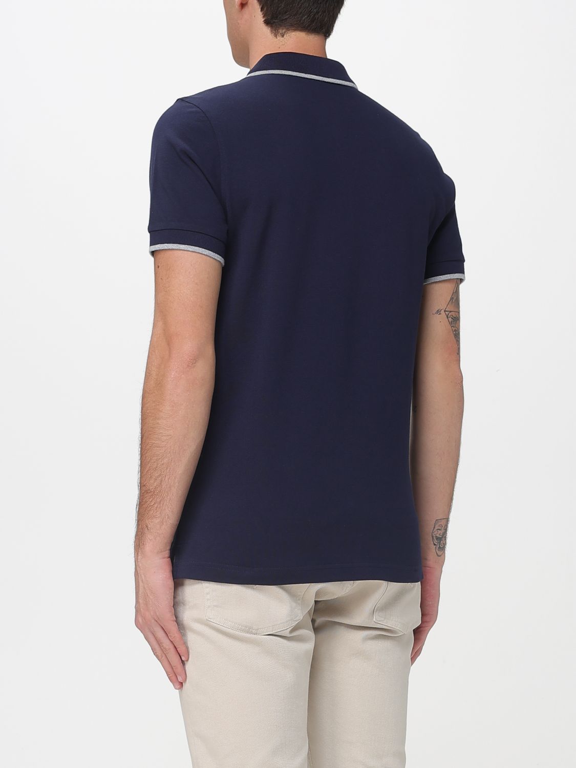 Polo Shirt Men color Blue