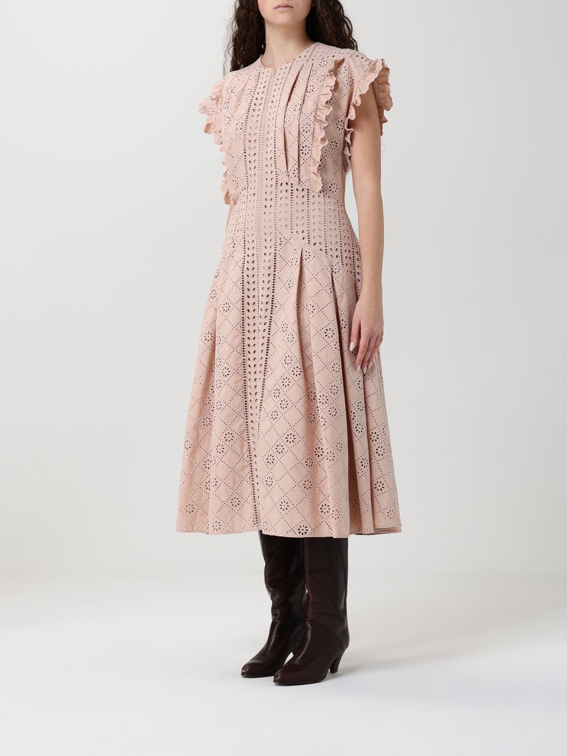 Dress Woman color Beige