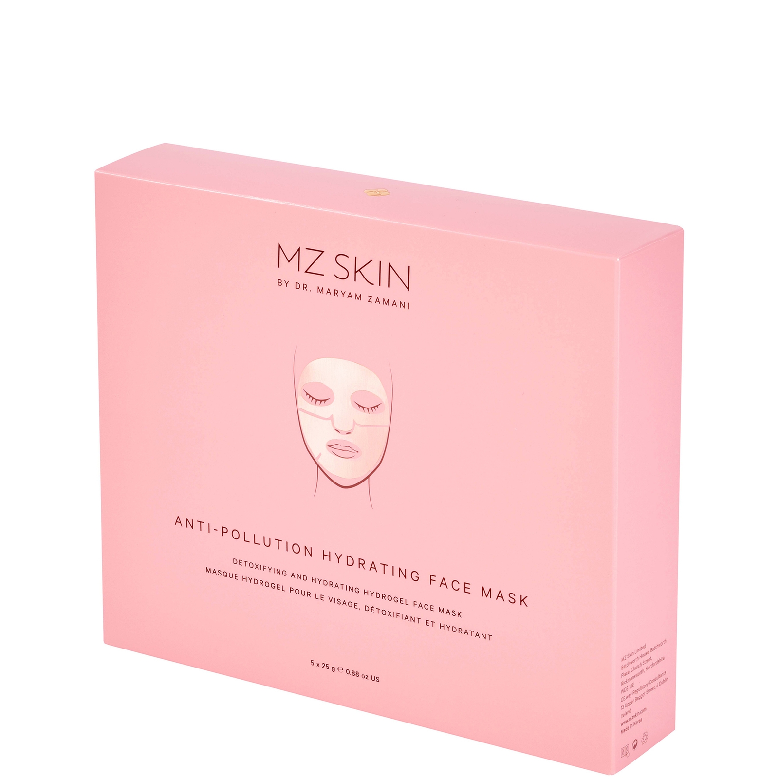 MZ Skin Anti Pollution Hydrating Face Masks 5 Pack in Beauty: NA
