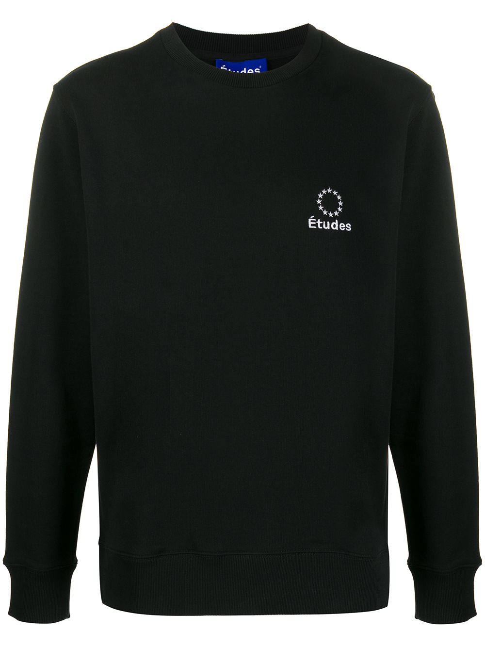 Logo embroidered sweatshirt - Black