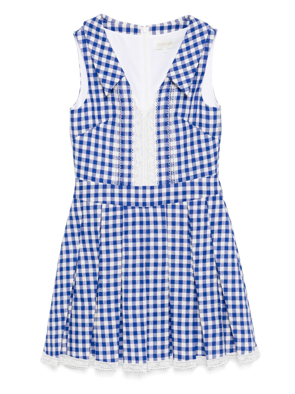 Checked dress - Blue