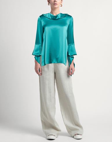 Woman Top Emerald green Size 8 Triacetate