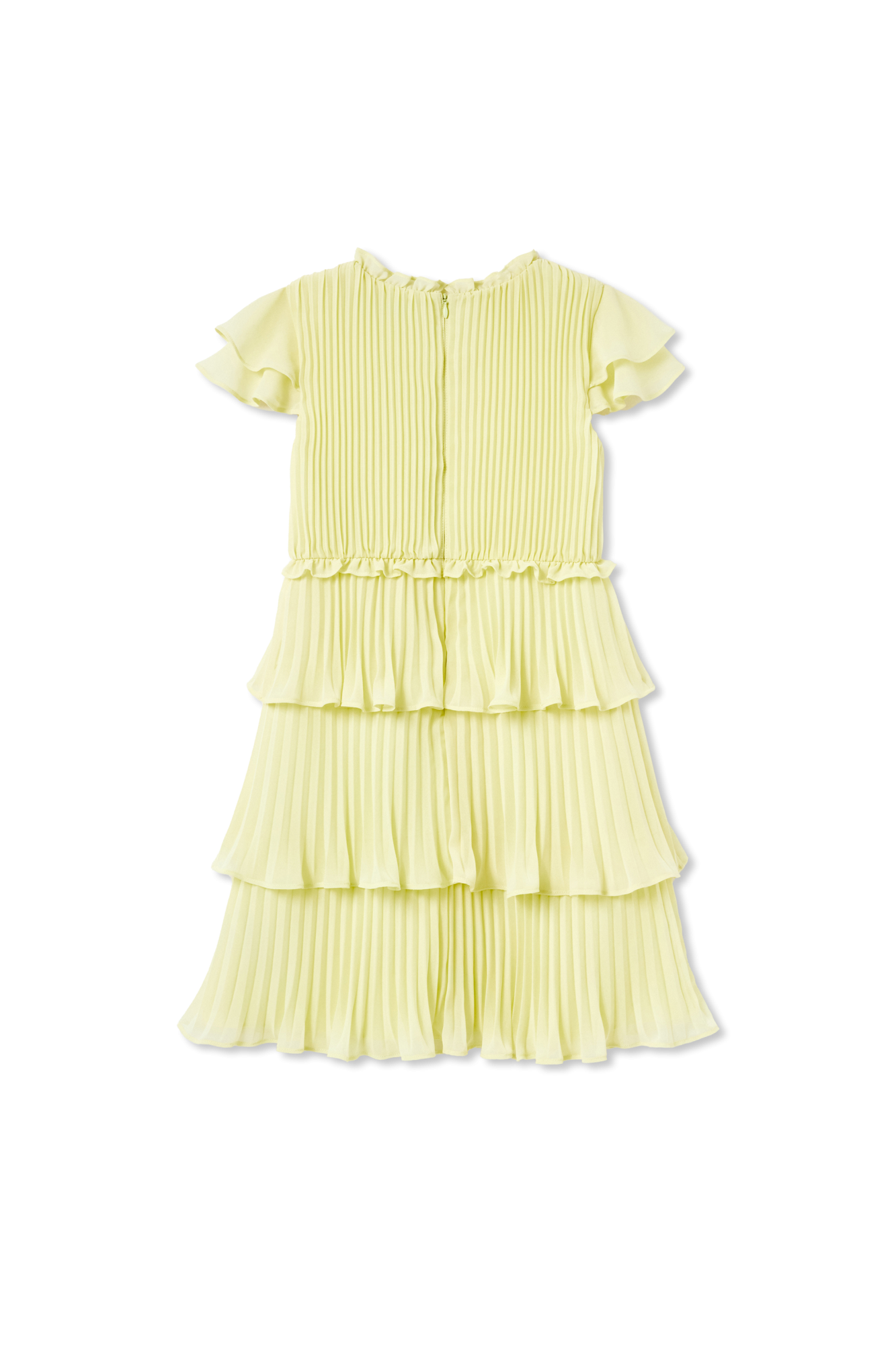 Dress With Decorative Finishing, Unisex, Yellow