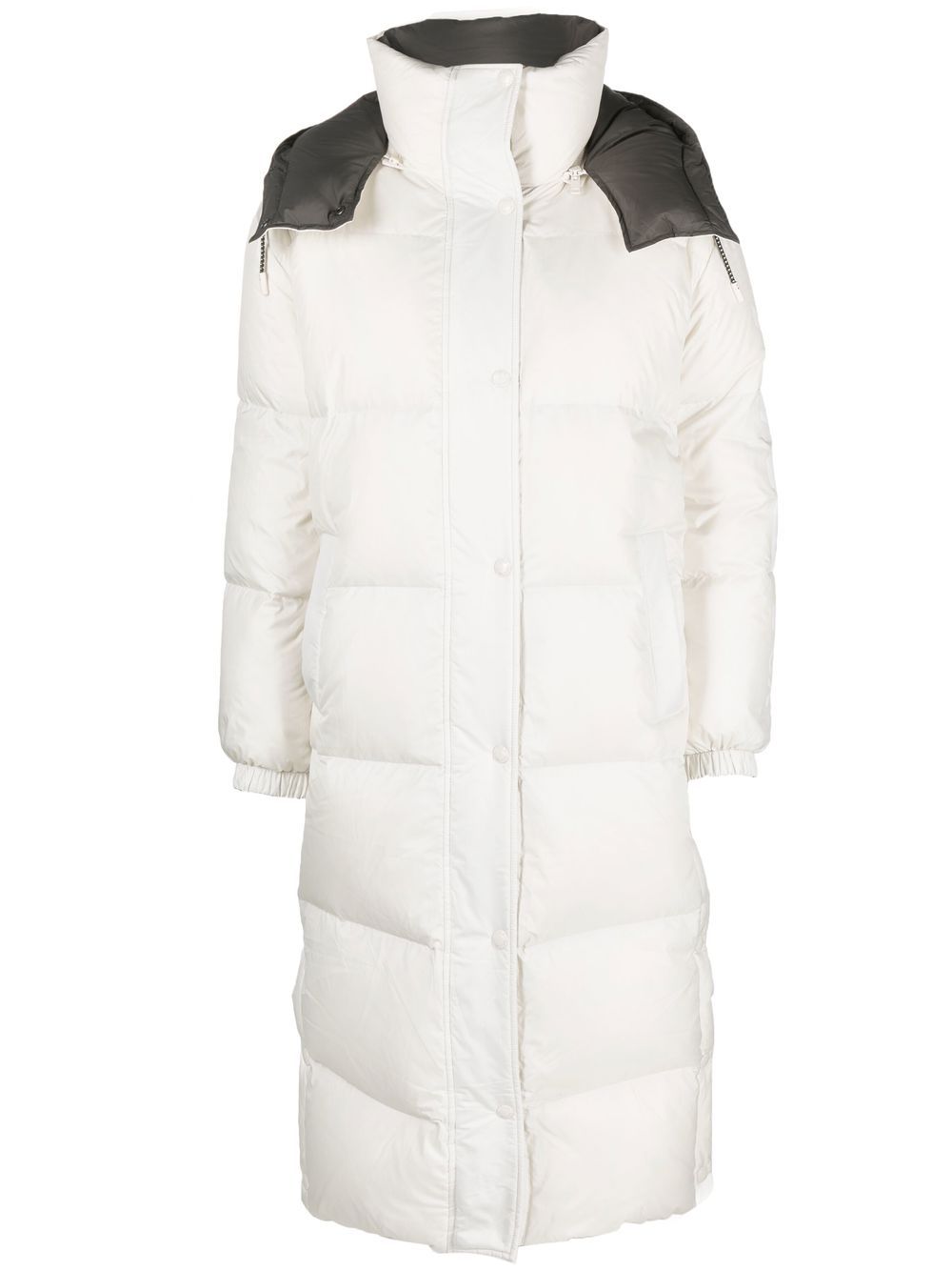 Two-tone reversible padded jacket - Grey