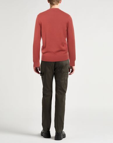 Man Sweater Rust Size M Virgin Wool