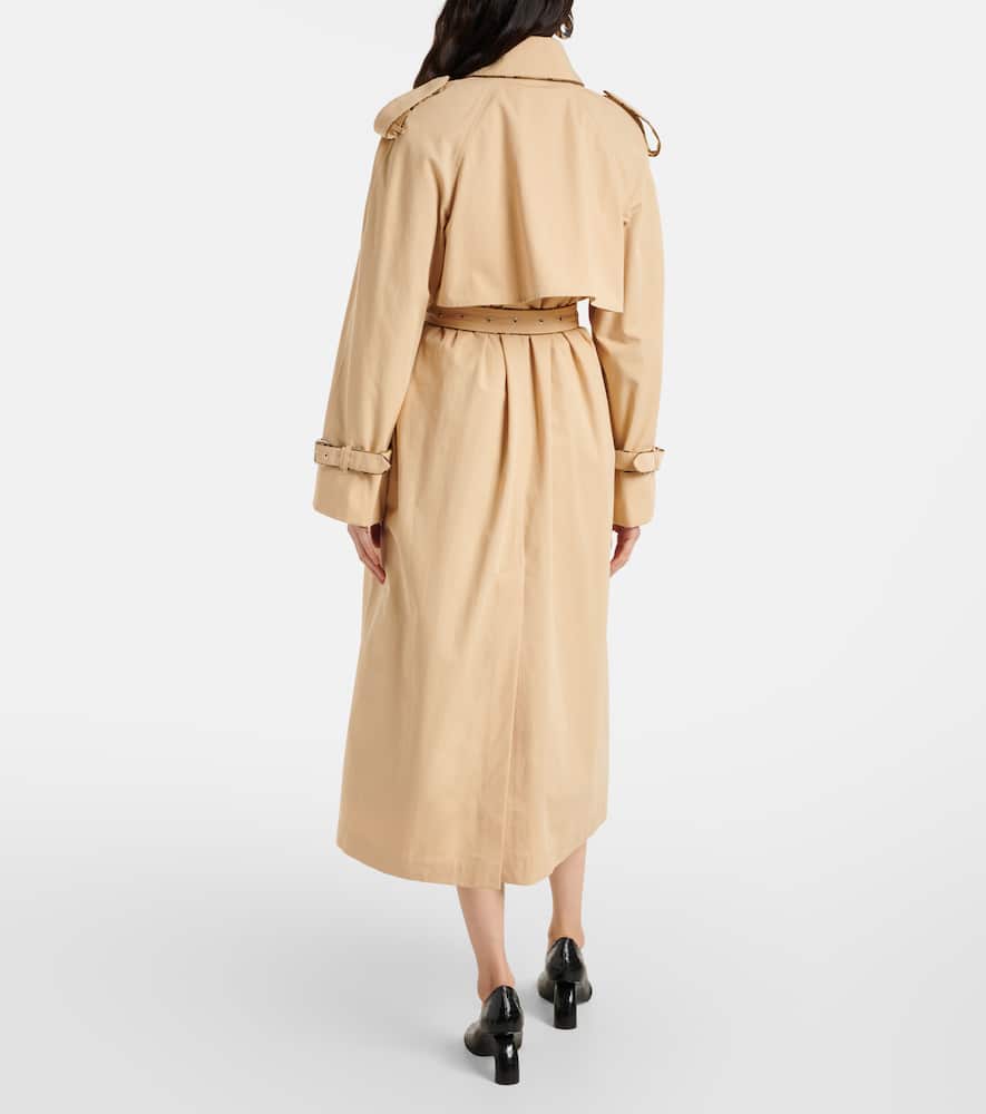 Dries Van Noten Cotton poplin trench coat