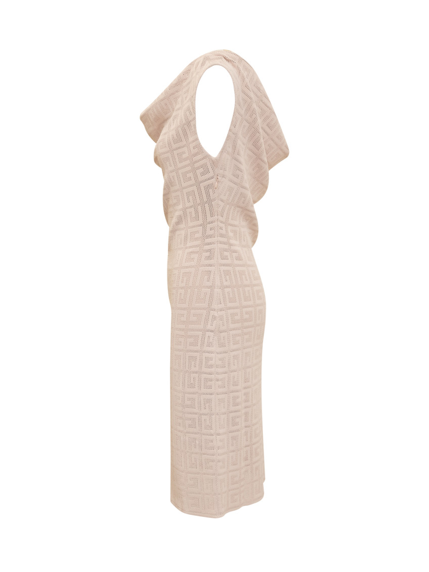 Draped Dress 4g In Jacquard