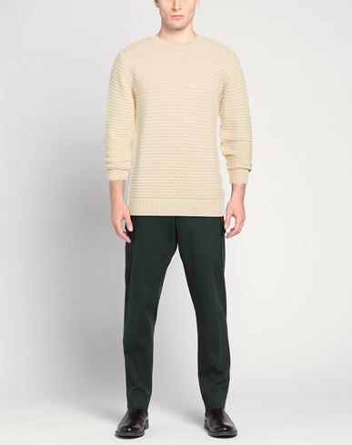 Man Sweater Cream Size XL Cotton