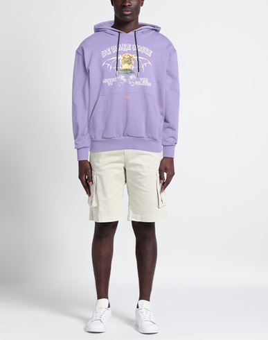 Man Sweatshirt Mauve Size XL Cotton